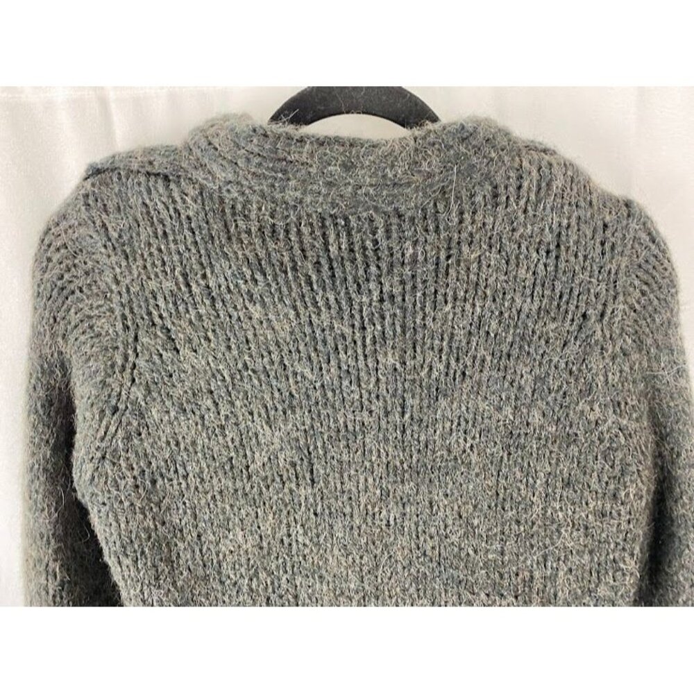 Twelfth Street By Cynthia Vincent Gray  Alpaca Blend Sweater Jacket style# S9517 - Picture 12 of 14